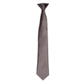 Black - Back - Premier Colours Mens Satin Clip Tie