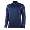 Navy - Front - Rhino Mens Seville 1-4 Zip Midlayer Sports Top