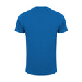 Heather Blue - Back - Skinni Fit Men Mens Feel Good Stretch Short Sleeve T-Shirt