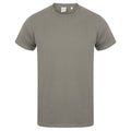 Khaki - Front - Skinni Fit Men Mens Feel Good Stretch Short Sleeve T-Shirt