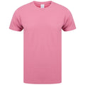 Dusky Pink - Front - Skinni Fit Men Mens Feel Good Stretch Short Sleeve T-Shirt