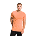 Coral - Back - Skinni Fit Men Mens Feel Good Stretch Short Sleeve T-Shirt