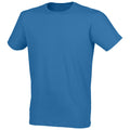 Surf Blue - Front - Skinni Fit Men Mens Feel Good Stretch Short Sleeve T-Shirt