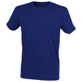 Heather Navy - Front - Skinni Fit Men Mens Feel Good Stretch Short Sleeve T-Shirt