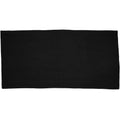 Black - Back - Towel City Microfibre Guest Towel