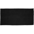 Black - Front - Towel City Microfibre Guest Towel