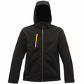 Black - Front - Regatta Mens Dropzone 3 Layer Softshell Jacket