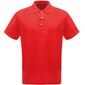 Classic Red - Front - Regatta Classic Mens 65-35 Short Sleeve Polo Shirt