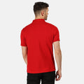 Classic Red - Side - Regatta Classic Mens 65-35 Short Sleeve Polo Shirt