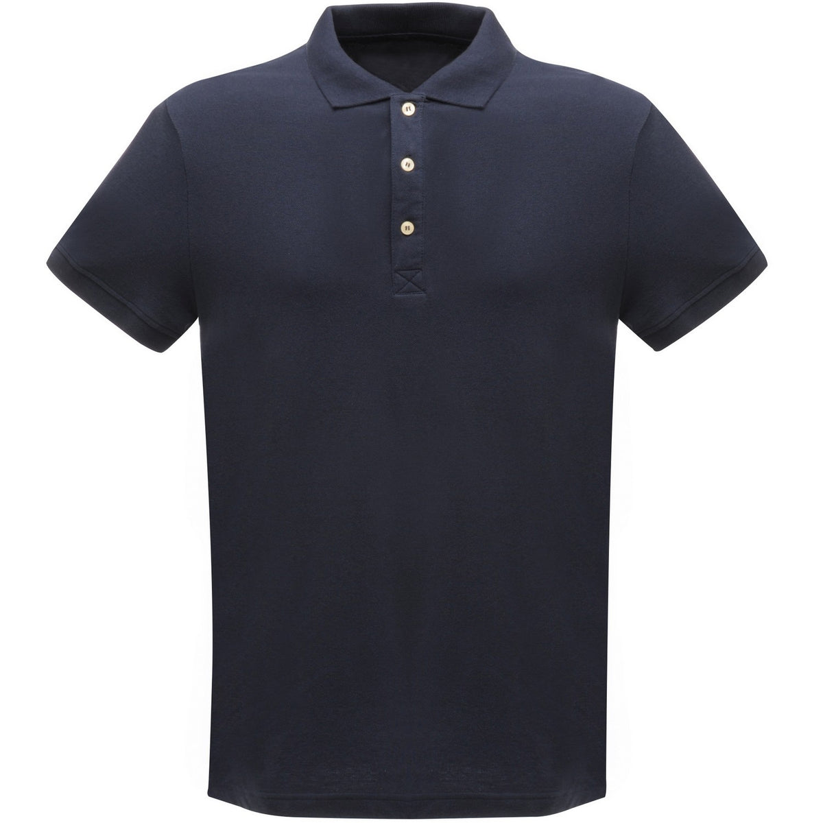 Navy - Front - Regatta Classic Mens 65-35 Short Sleeve Polo Shirt