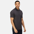 Seal Grey - Back - Regatta Classic Mens 65-35 Short Sleeve Polo Shirt