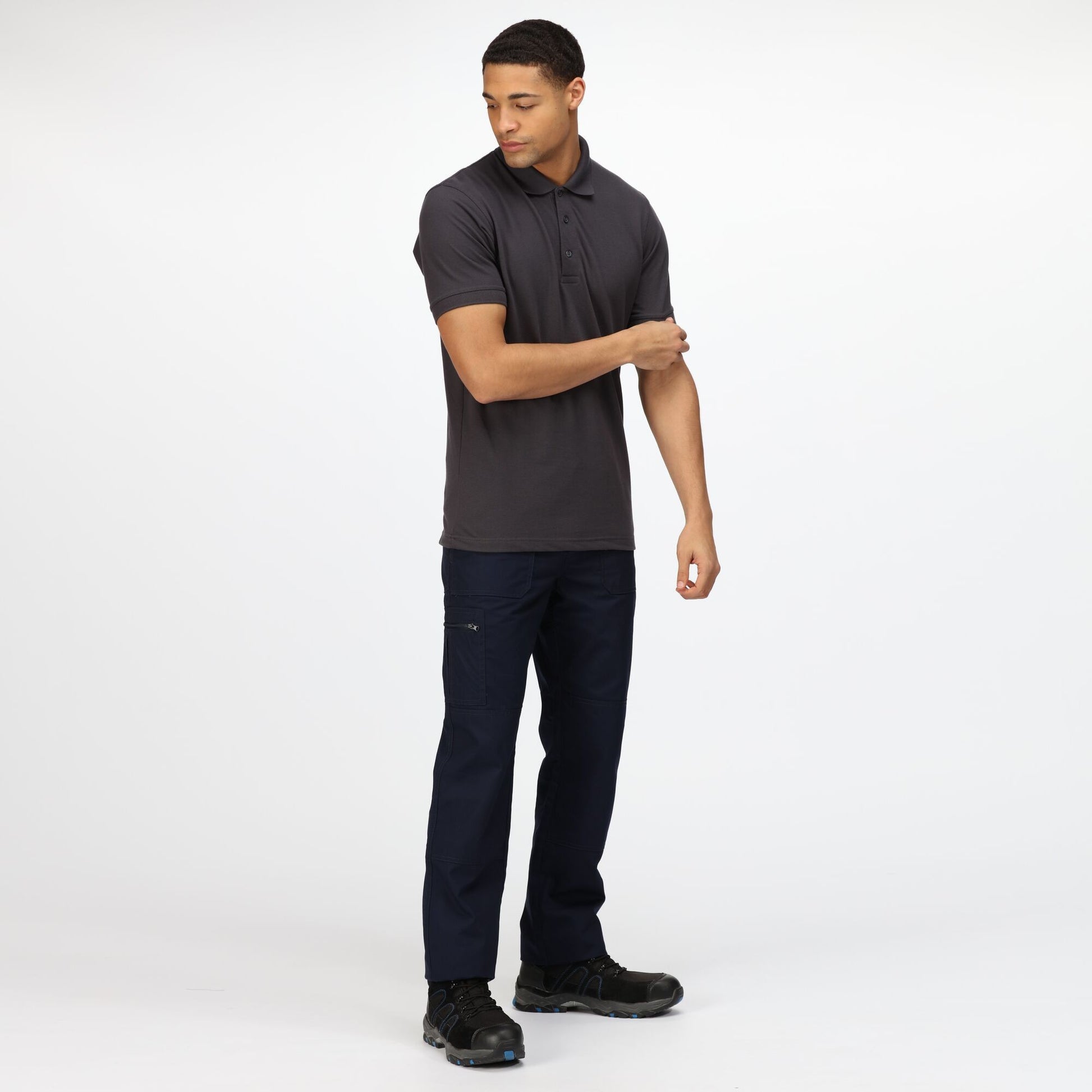 Seal Grey - Lifestyle - Regatta Classic Mens 65-35 Short Sleeve Polo Shirt
