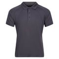 Iron - Front - Regatta Hardwear Mens Coolweave Short Sleeve Polo Shirt
