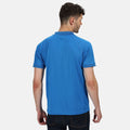 Oxford Blue - Side - Regatta Hardwear Mens Coolweave Short Sleeve Polo Shirt