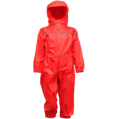 Classic Red - Front - Regatta Professional Junior Childrens-Kids Paddle Rainsuit
