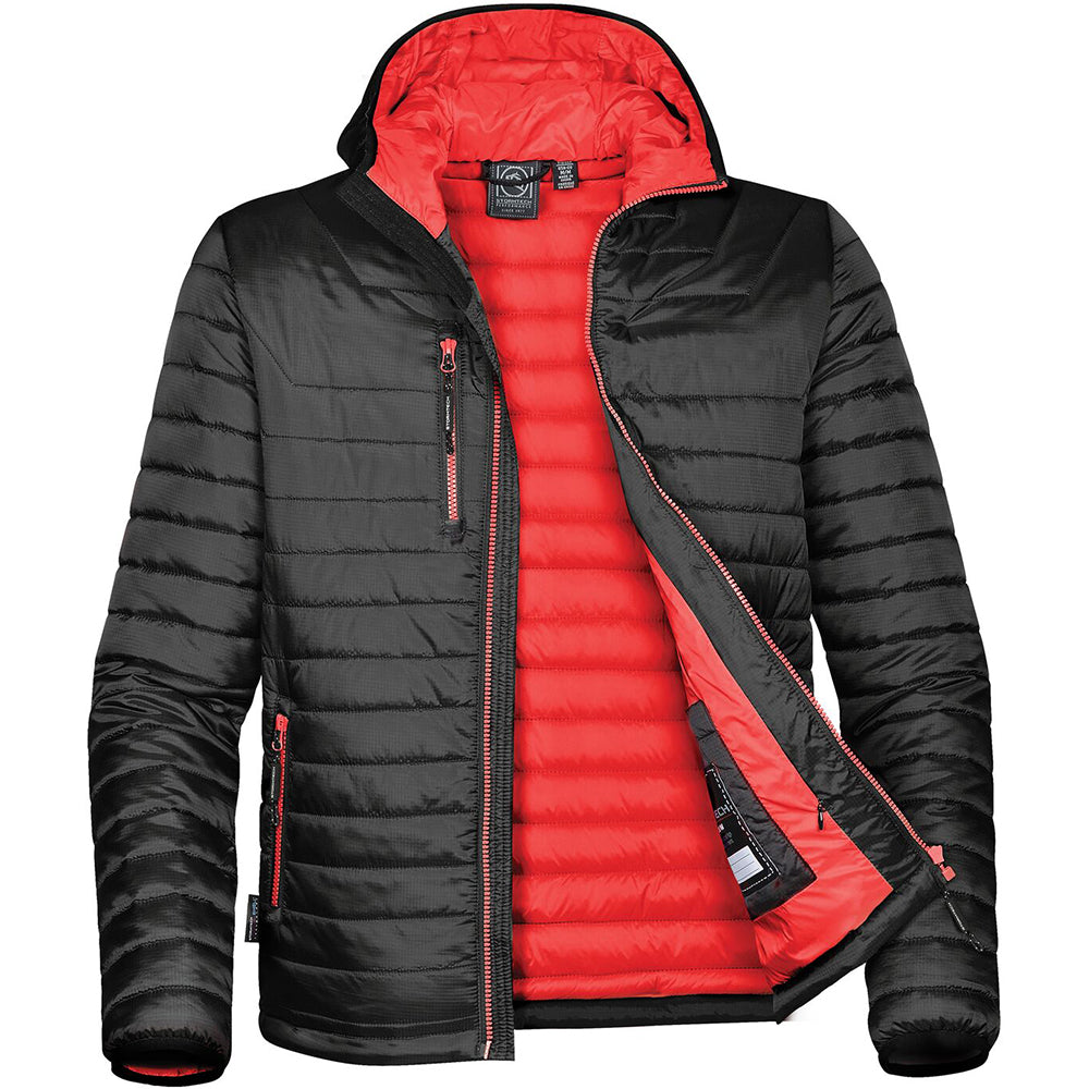 Black- True Red - Side - Stormtech Womens Gravity Thermal Shell Jacket