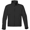 Black- Black - Front - Stormtech Mens Cruise Softshell Jacket