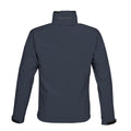 Navy- Black - Back - Stormtech Mens Cruise Softshell Jacket