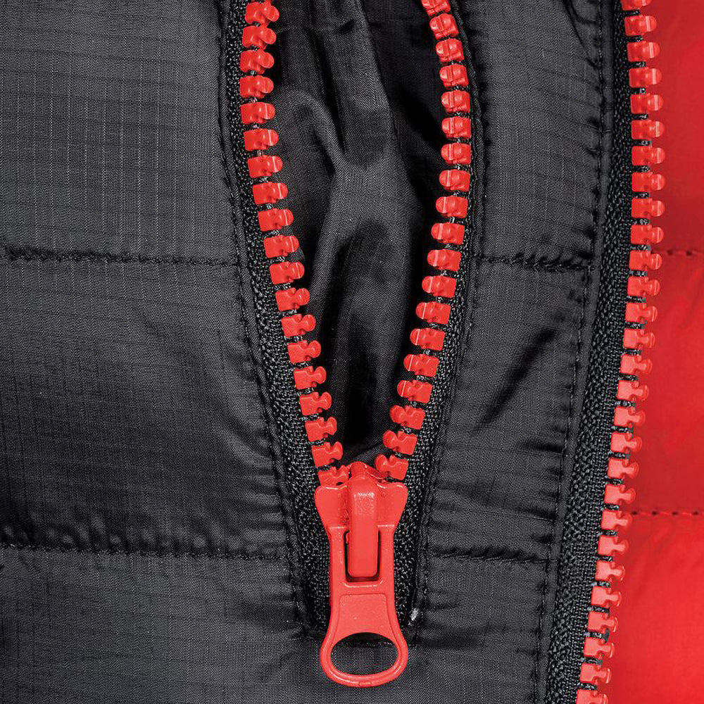 Black- True Red - Close up - Stormtech Mens Gravity Thermal Vest-Gilet