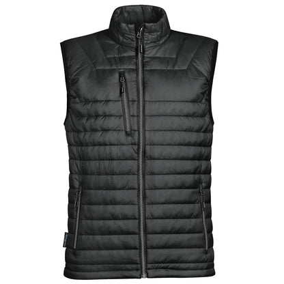 Black-Charcoal - Front - Stormtech Mens Gravity Thermal Vest-Gilet