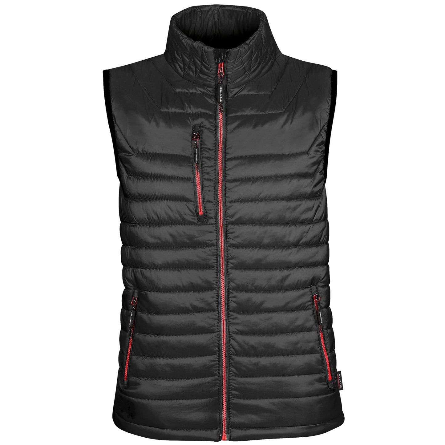 Black- True Red - Front - Stormtech Mens Gravity Thermal Vest-Gilet