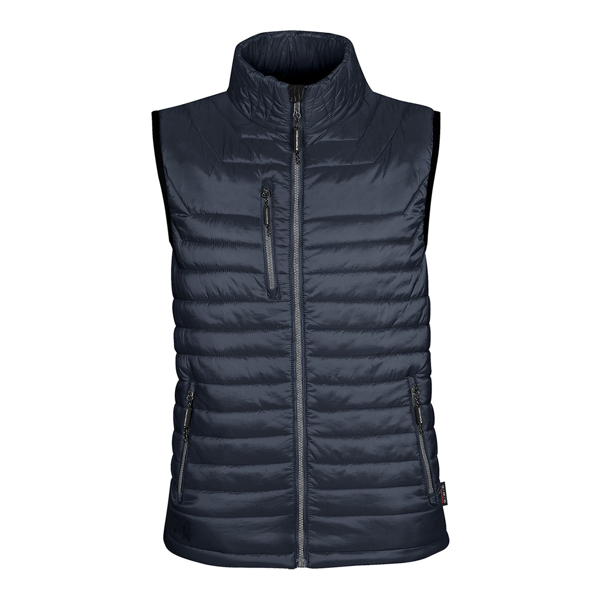Navy- Charcoal - Front - Stormtech Mens Gravity Thermal Vest-Gilet