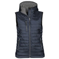Navy- Charcoal - Front - Stormtech Womens Gravity Thermal Vest-Gilet
