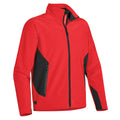 True Red- Black - Side - Stormtech Mens Pulse Softshell Jacket