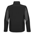 Black- Granite - Back - Stormtech Mens Pulse Softshell Jacket