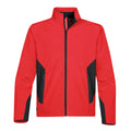 True Red- Black - Front - Stormtech Mens Pulse Softshell Jacket