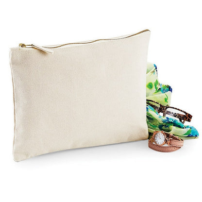 Natural - Back - Westford Mill Canvas Accessory Case