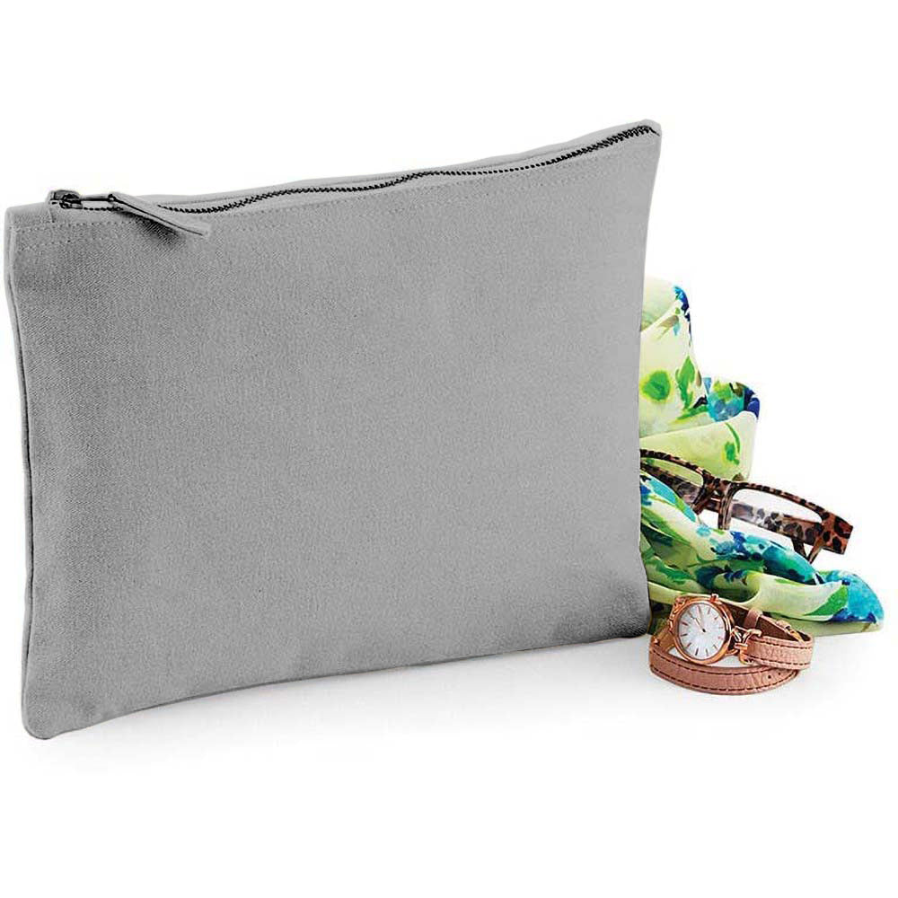 Light Grey - Back - Westford Mill Canvas Accessory Case