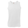 Lime - Side - Fruit Of The Loom Mens Moisture Wicking Performance Vest Top