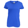 Royal Blue - Front - Fruit Of The Loom Womens-Ladies Short Sleeve Lady-Fit Original T-Shirt