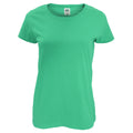 Kelly Green - Front - Fruit Of The Loom Womens-Ladies Short Sleeve Lady-Fit Original T-Shirt