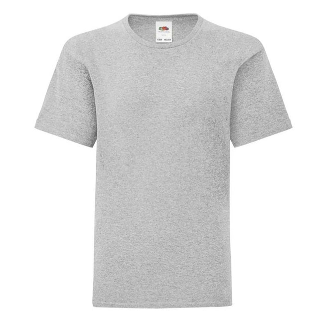 Heather Grey - Front - Fruit Of The Loom Womens-Ladies Short Sleeve Lady-Fit Original T-Shirt