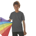 Black - Back - Fruit Of The Loom Childrens-Kids Original Short Sleeve T-Shirt