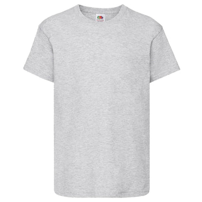 Heather Grey - Front - Fruit Of The Loom Childrens-Kids Original Short Sleeve T-Shirt