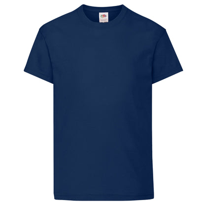 Light Graphite - Side - Fruit Of The Loom Childrens-Kids Original Short Sleeve T-Shirt