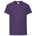 Purple - Front - Fruit Of The Loom Childrens-Kids Original Short Sleeve T-Shirt