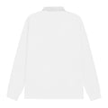 White - Back - Front Row Mens Long Sleeve Sports Rugby Shirt