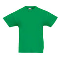 Kelly Green - Front - Fruit Of The Loom Childrens-Teens Original Short Sleeve T-Shirt