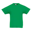 Kelly Green - Back - Fruit Of The Loom Childrens-Teens Original Short Sleeve T-Shirt