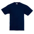 Deep Navy - Front - Fruit Of The Loom Childrens-Teens Original Short Sleeve T-Shirt