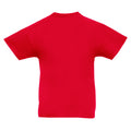 Red - Back - Fruit Of The Loom Childrens-Teens Original Short Sleeve T-Shirt