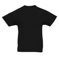 Black - Back - Fruit Of The Loom Childrens-Teens Original Short Sleeve T-Shirt