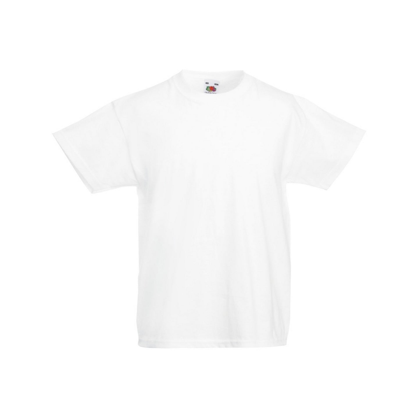 White - Front - Fruit Of The Loom Childrens-Teens Original Short Sleeve T-Shirt