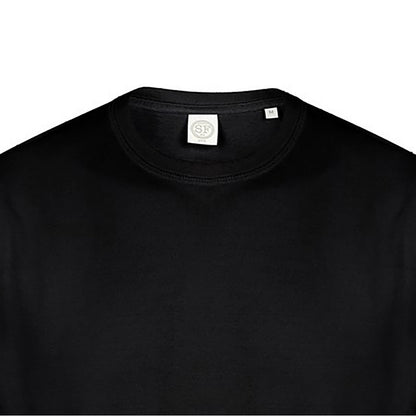 Black - Back - Skinnifit Mens Drop Shoulder Slogan Top