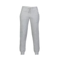 Heather Grey - Front - Skinni Minni Childrens-Kids Slim Cuffed Jogging Bottoms-Trousers