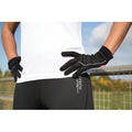 Black - Side - Spiro Adults Unisex Elite Running Gloves